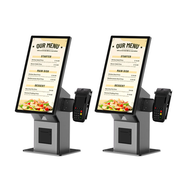 Metal Cabinet Touch Screen Self Service Kiosk for Commercial Use
