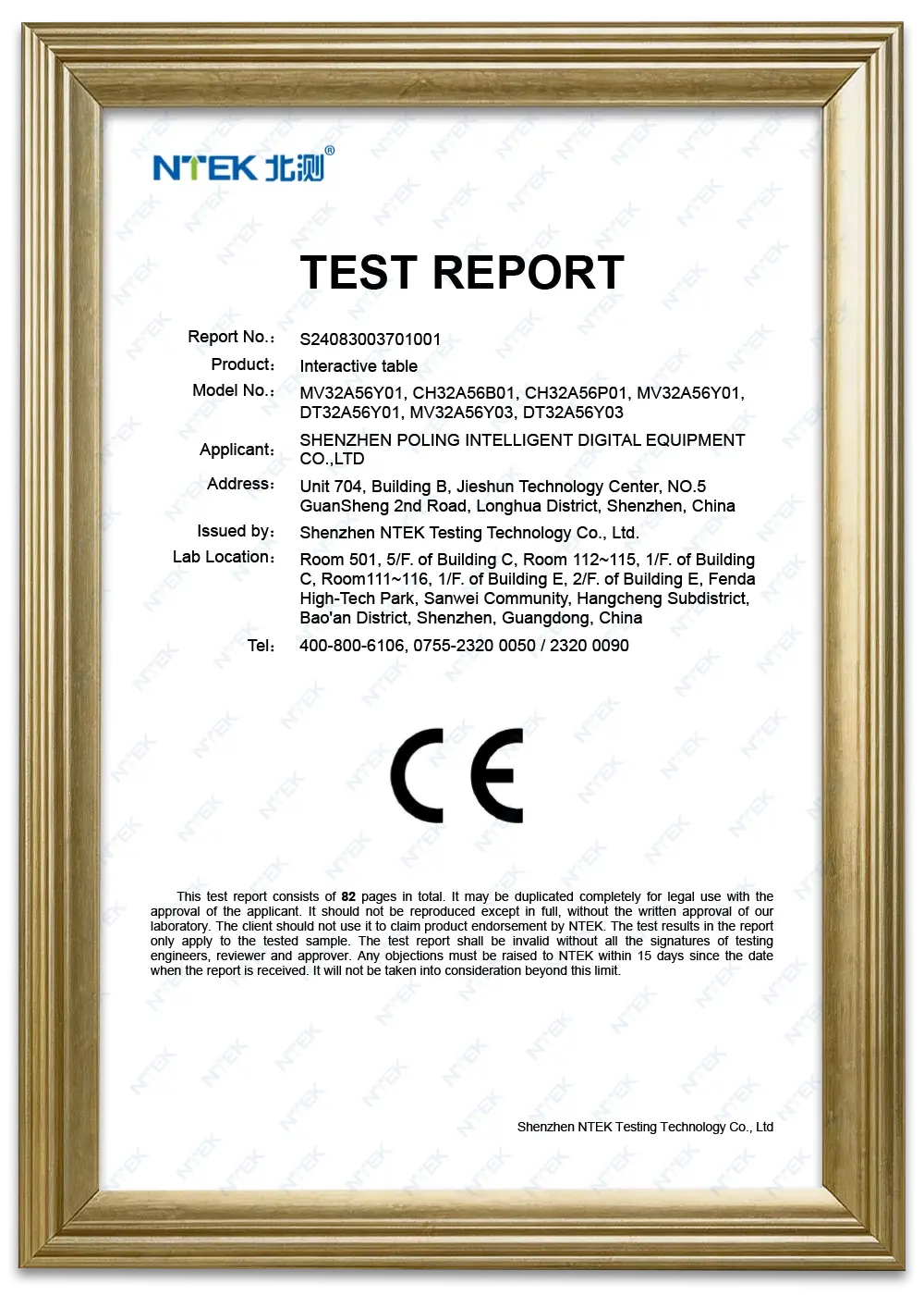 TEST REPORT (6)