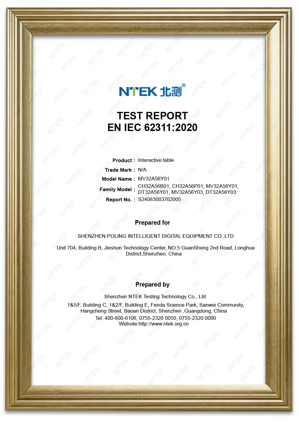 TEST REPORT (7)