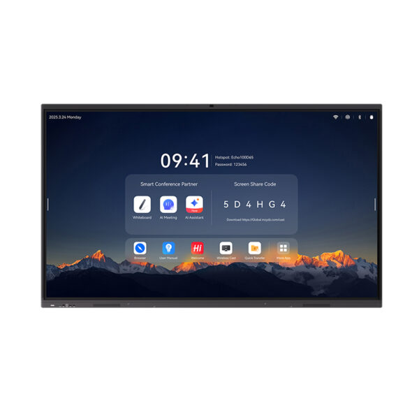 85-inch Black Smart Whiteboard