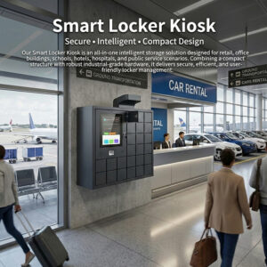 automated parcel locker kiosk