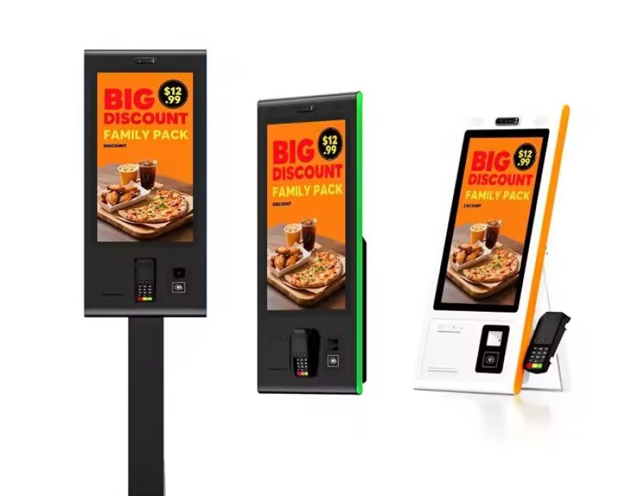 self ordering kiosk in restaurant